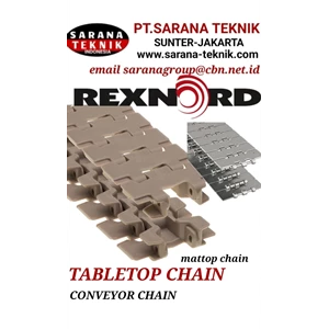 TABLETOPS CHAIN CONVEYOR REXNORD PT. SARANA TEKNIK REXNORD MATTOP CHAIN