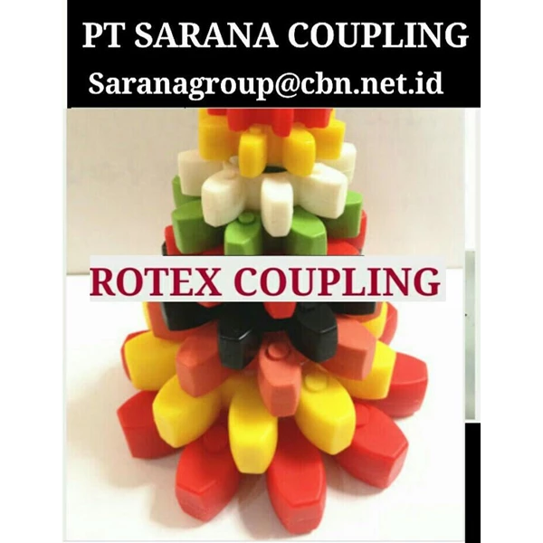 ROTEX KTR JAW COUPLING PT SARANA COUPLINGS JAW COUPLING