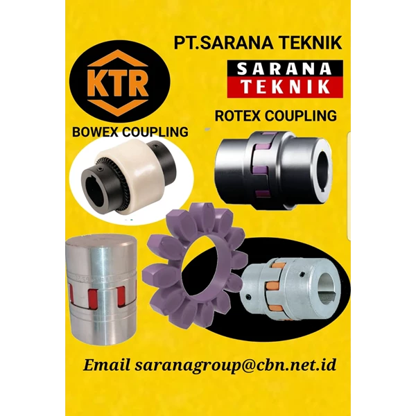 KTR COUPLING ROTEX & BOWEX PT. SARANA TEKNIK